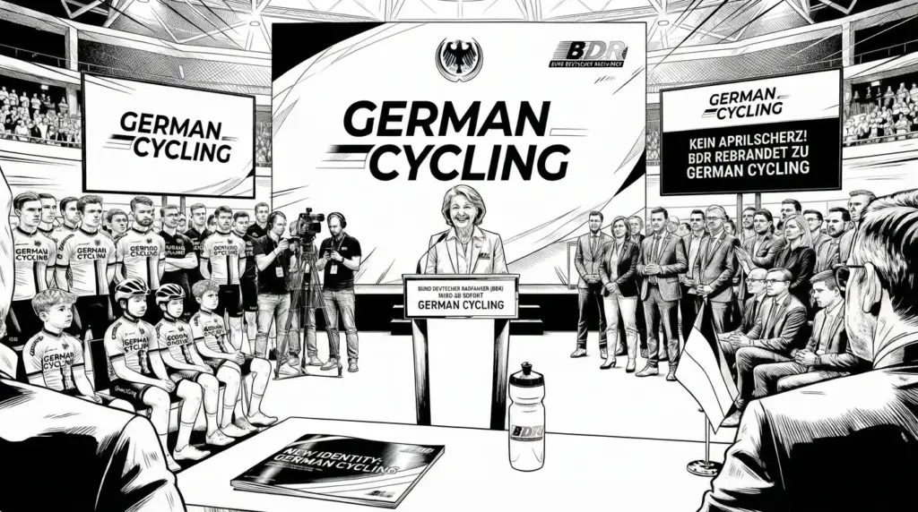 Kein Aprilscherz! Der Bund Deutscher Radfahrer (BDR) hat tatsächlich beschlossen, sich in German Cycling umzubenennen.